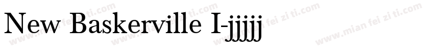 New Baskerville I字体转换
